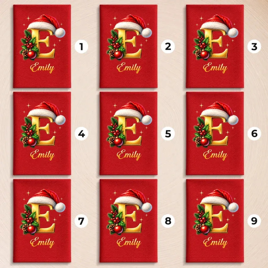 Custom Cotton Napkin - Personalized Christmas Birthday Gifts For Mom, Dad, Brother, Sister - Warm Hearts Winter Nights