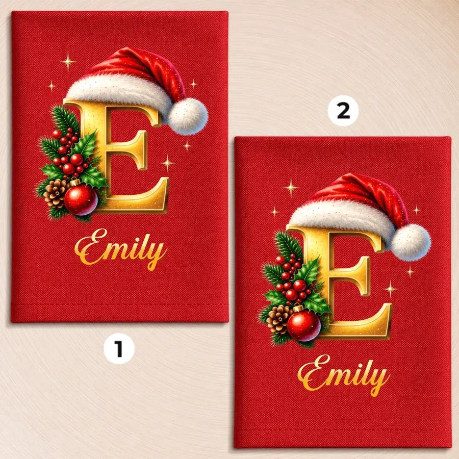Custom Cotton Napkin - Personalized Christmas Birthday Gifts For Mom, Dad, Brother, Sister - Warm Hearts Winter Nights