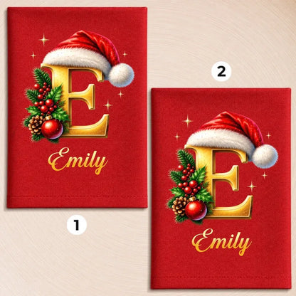 Custom Cotton Napkin - Personalized Christmas Birthday Gifts For Mom, Dad, Brother, Sister - Warm Hearts Winter Nights